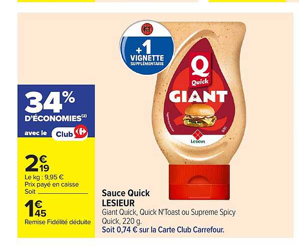 Sauce Quick LESIEUR