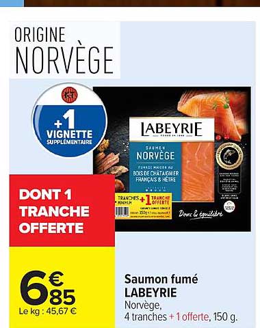 Saumon fumé LEBEYRIE