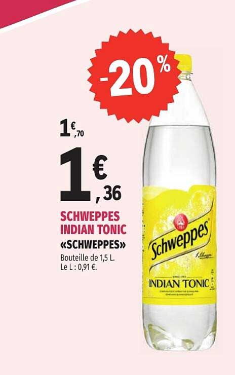 SCHWEPPES INDIAN TONIC «SCHWEPPES»