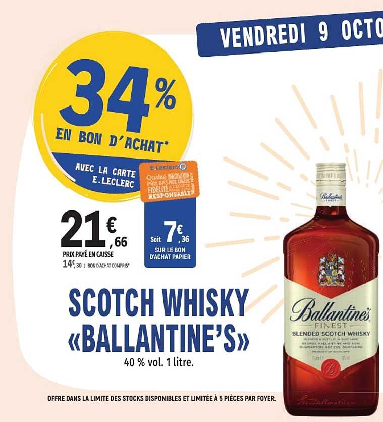 SCOTCH WHISKY «BALLANTINE'S»