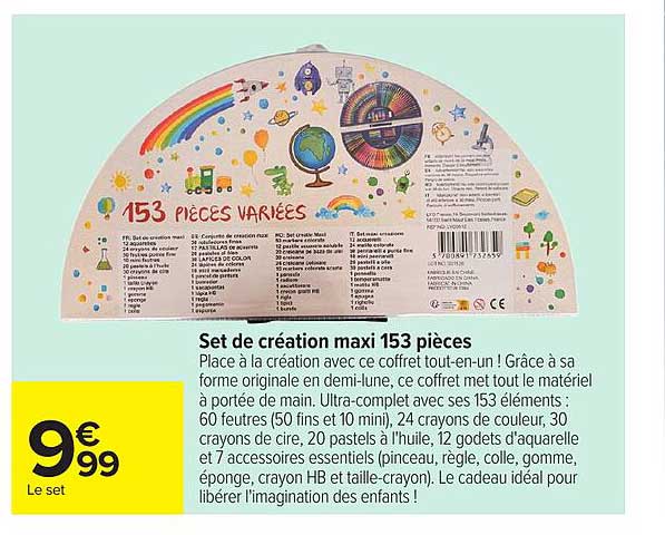 Set de création maxi 153 pièces