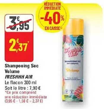 Shampooing Sec Volume FRESHH AIR