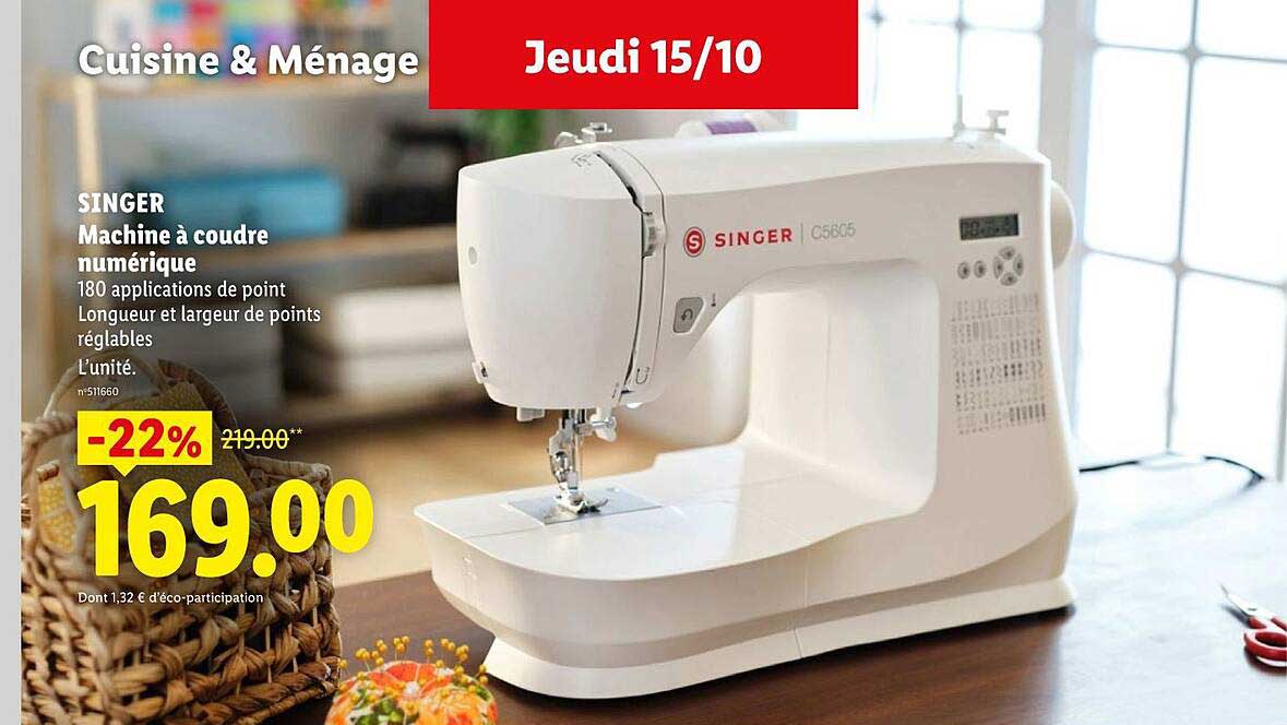 SINGER Machine à coudre numérique