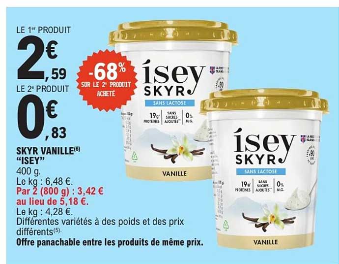 SKYR VANILLE “ISEY”