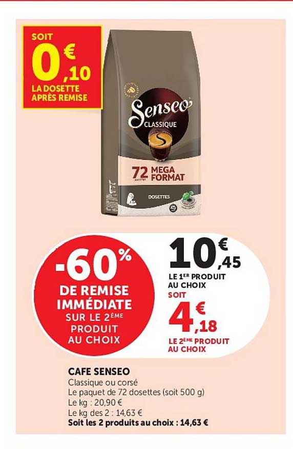 SOIT 0€10 LA DOSETTE APRÈS REMISE