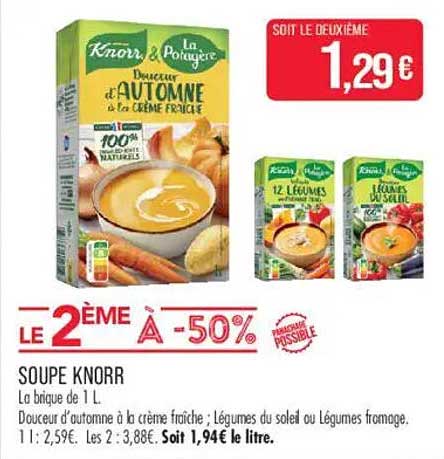 SOIT LE DEUXIÈME 1,29€