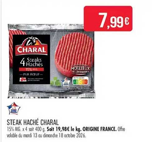 STEAK HACHÉ CHARAL