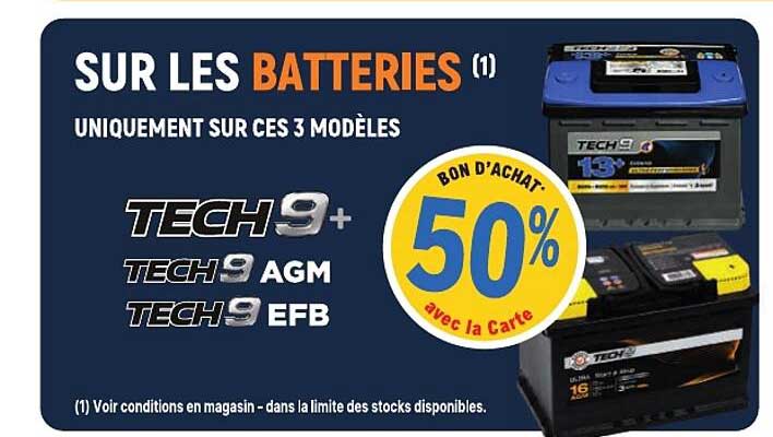 SUR LES BATTERIES