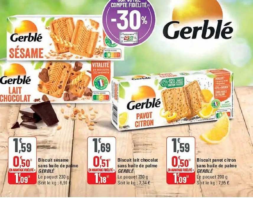 SUR VOTRE COMPTE FIDÉLITÉ -30%
