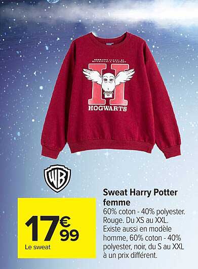 Sweat Harry Potter femme