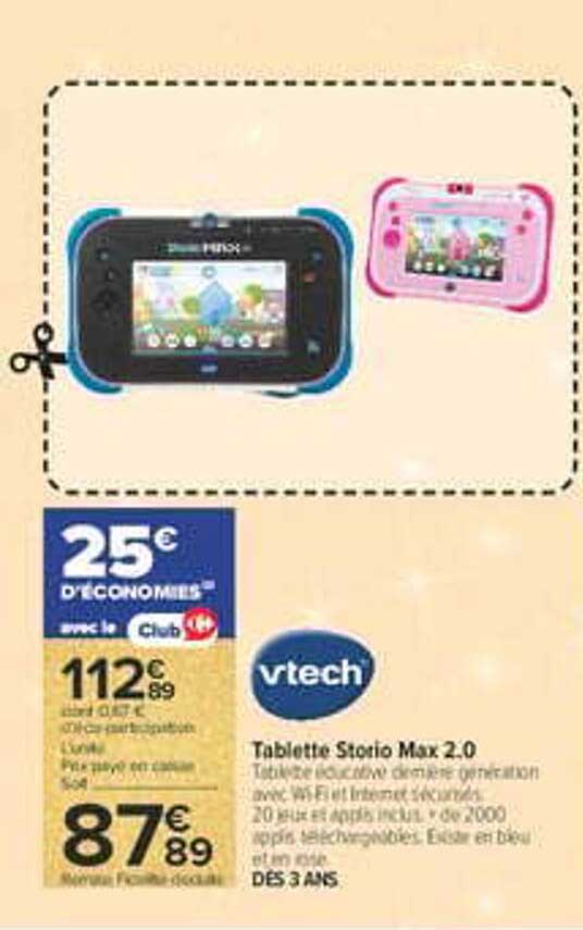 Tablette Storio Max 2.0