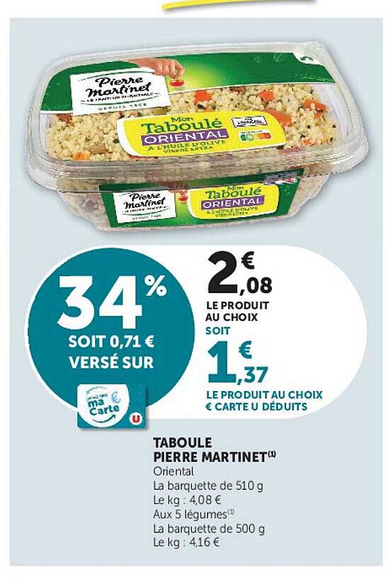 TABOULE PIERRE MARTINET