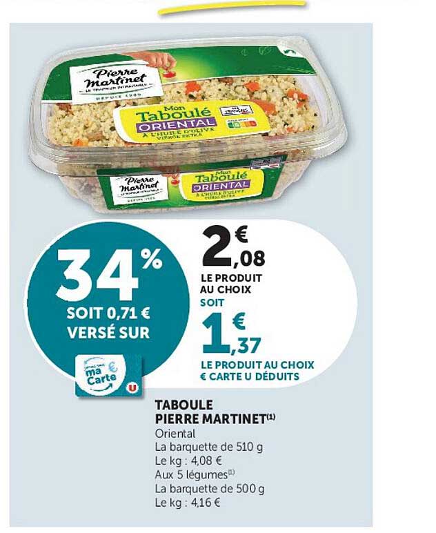 TABOULE PIERRE MARTINET Oriental