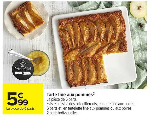 Tarte fine aux pommes(i)