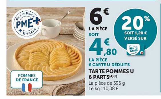 TARTE POMMES U