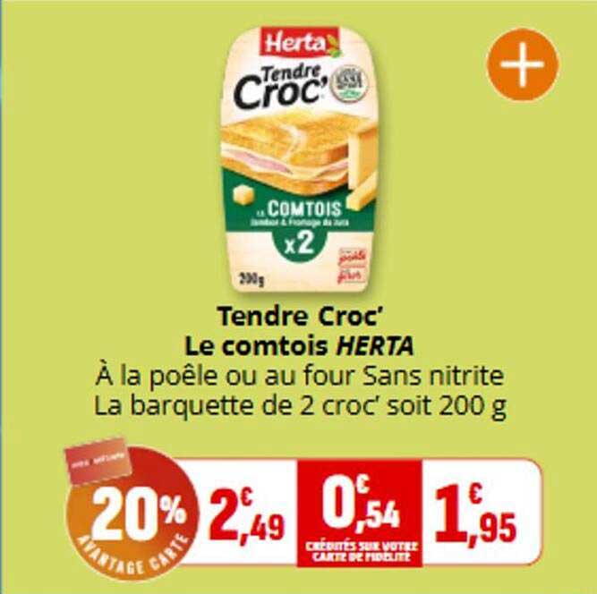 Tendre Croc’ Le comtois HERTA