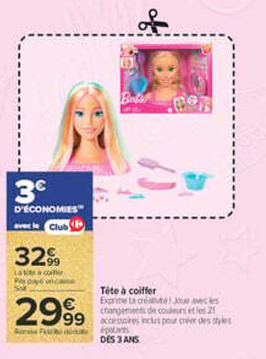 Tête à coiffer