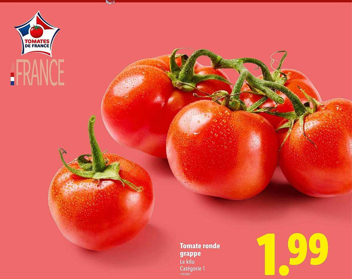 Tomate ronde grappe