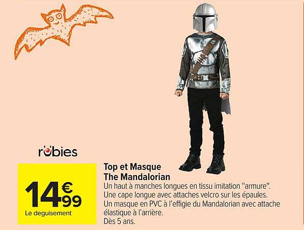 Top et Masque The Mandalorian