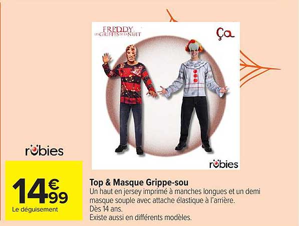 Top & Masque Grippe-sou
