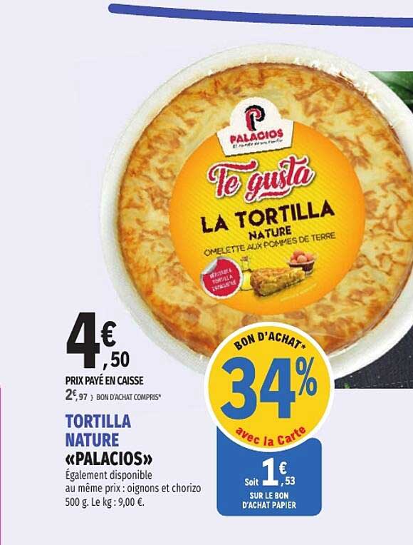 TORTILLA NATURE «PALACIOS»