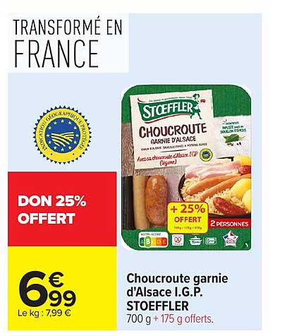 TRANSFORMÉ EN FRANCE