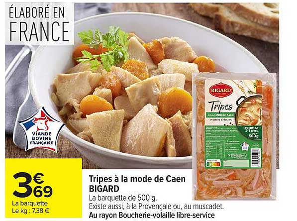 Tripes à la mode de Caen BIGARD