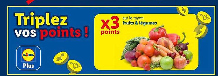 Triplez vos points !