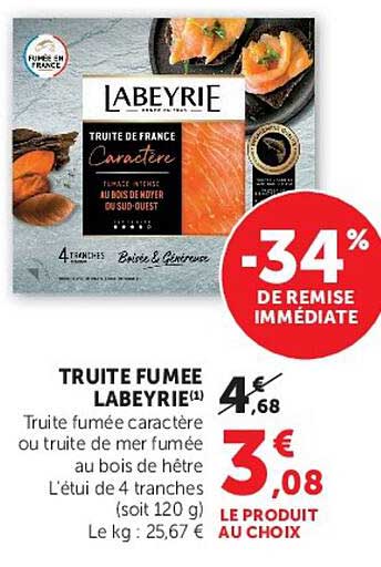 TRUITE FUMEE LABEYRIE