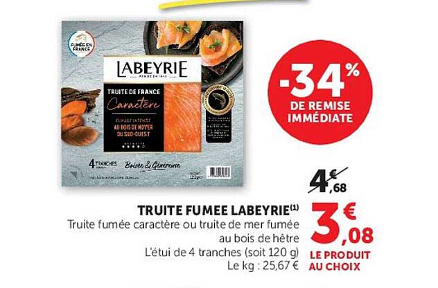 TRUITE FUMEE LABEYRIE