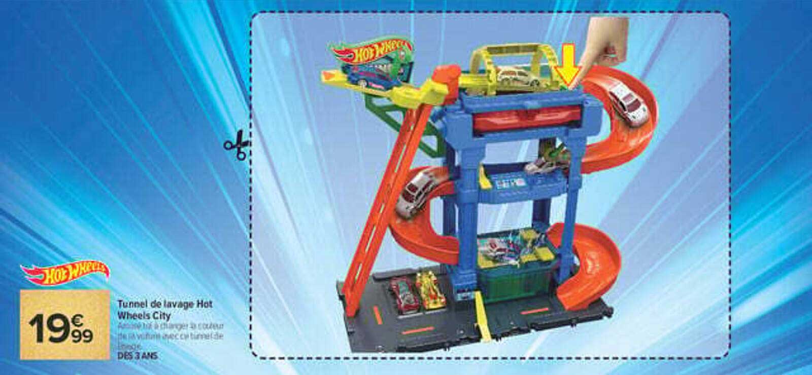 Tunnel de lavage Hot Wheels City