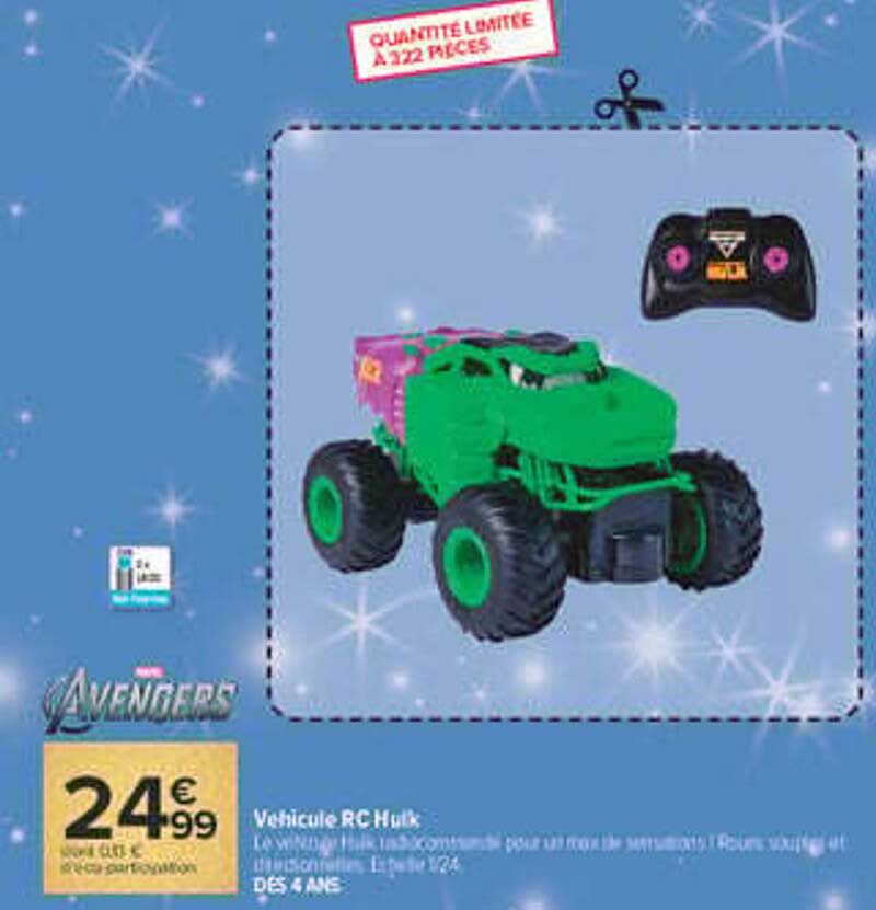 Véhicule RC Hulk