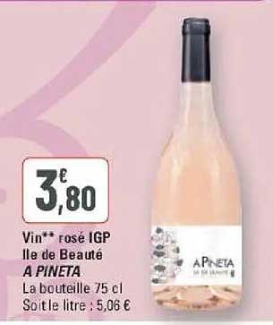 Vin** rosé IGP Île de Beauté A PINETA