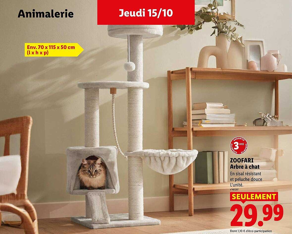 ZOOFARI Arbre à chat