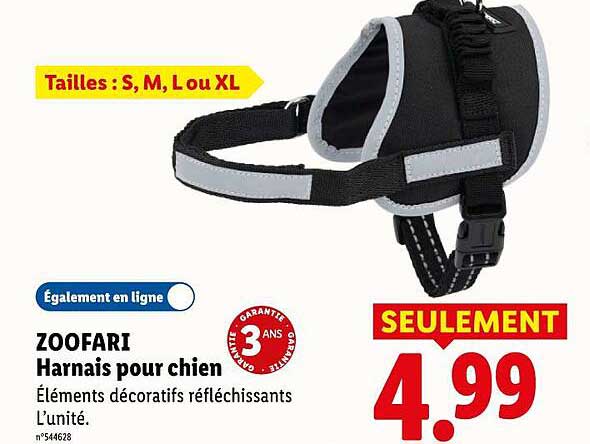 ZOOFARI Harnais pour chien
