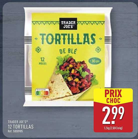 12 TORTILLAS DE BLÉ