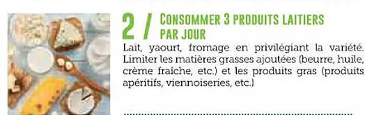 2 / CONSOMMER 3 PRODUITS LAITIERS PAR JOUR