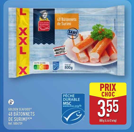 48 Bâtonnets de Surimi