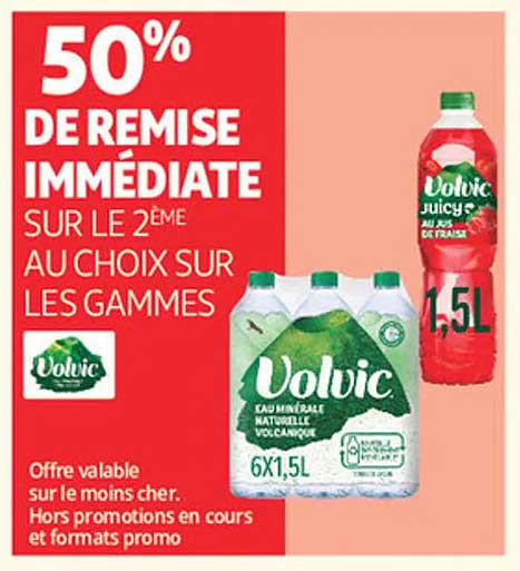 50% DE REMISE IMMÉDIATE SUR LE 2ÈME AU CHOIX SUR LES GAMMES