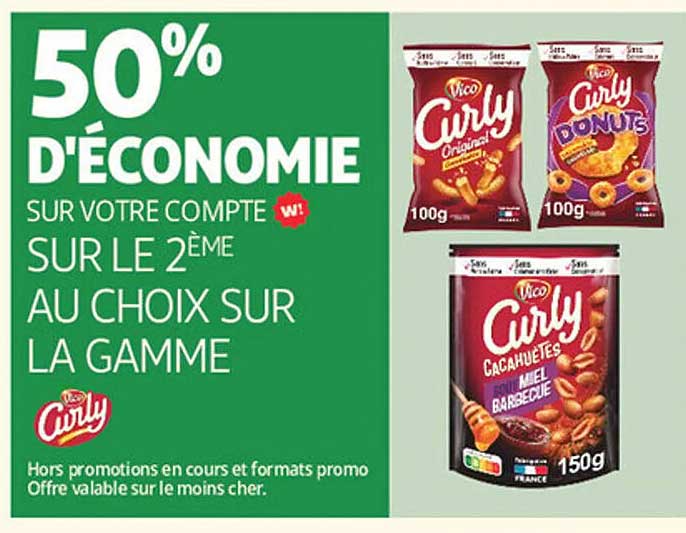 50% D'ÉCONOMIE SUR VOTRE COMPTE SUR LE 2ème AU CHOIX SUR LA GAMME
