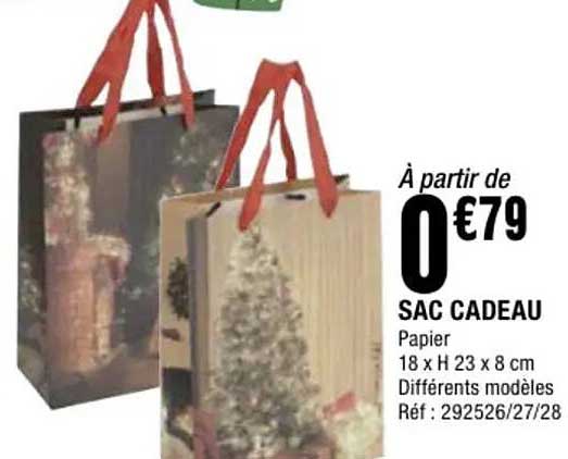 À partir de 0€79 SAC CADEAU