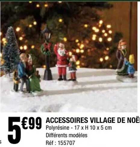 ACCESSOIRES VILLAGE DE NOËL