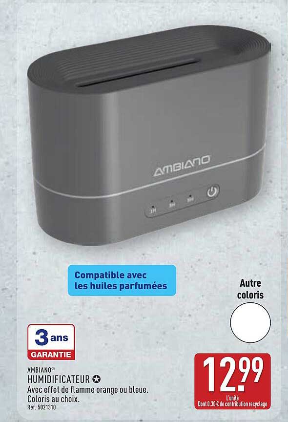 AMBIANO HUMIDIFICATEUR
