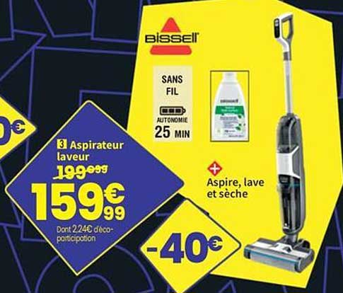 Aspirateur laveur BISSELL