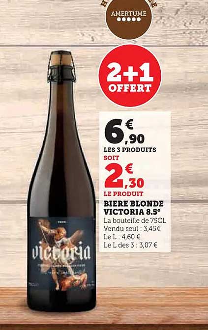BIÈRE BLONDE VICTORIA 8.5°
