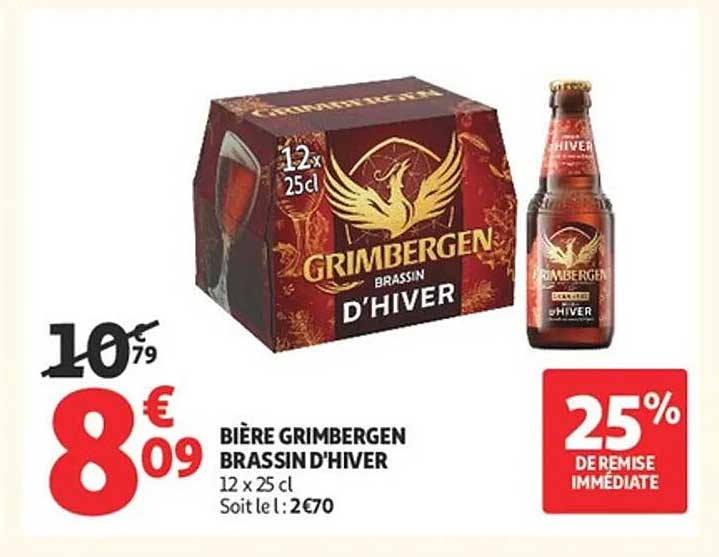 Bière Grimbergen Brassin d'Hiver