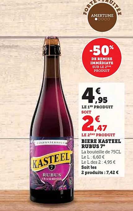 BIERE KASTEEL RUBUS 7°