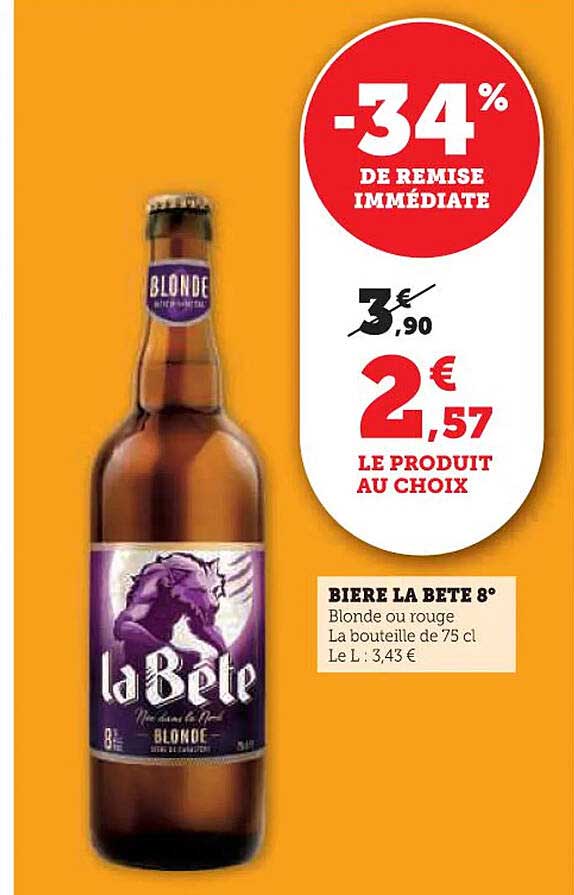 BIERE LA BETE 8°