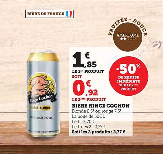 BIÈRE RINCE COCHON