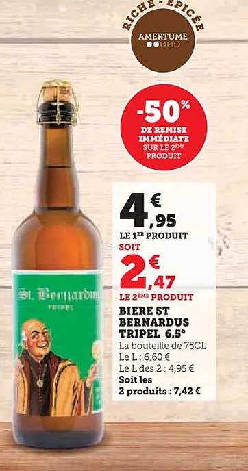Bière St Bernardus Tripel 6.5°